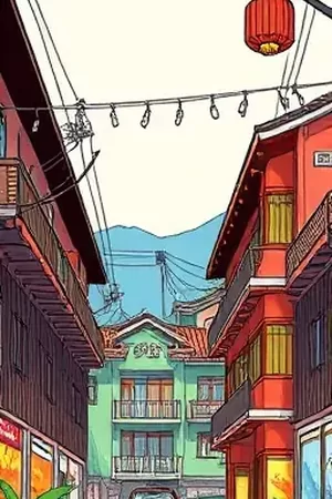 动画《木刻少年》封面，工作台上放着半成品的木雕人像